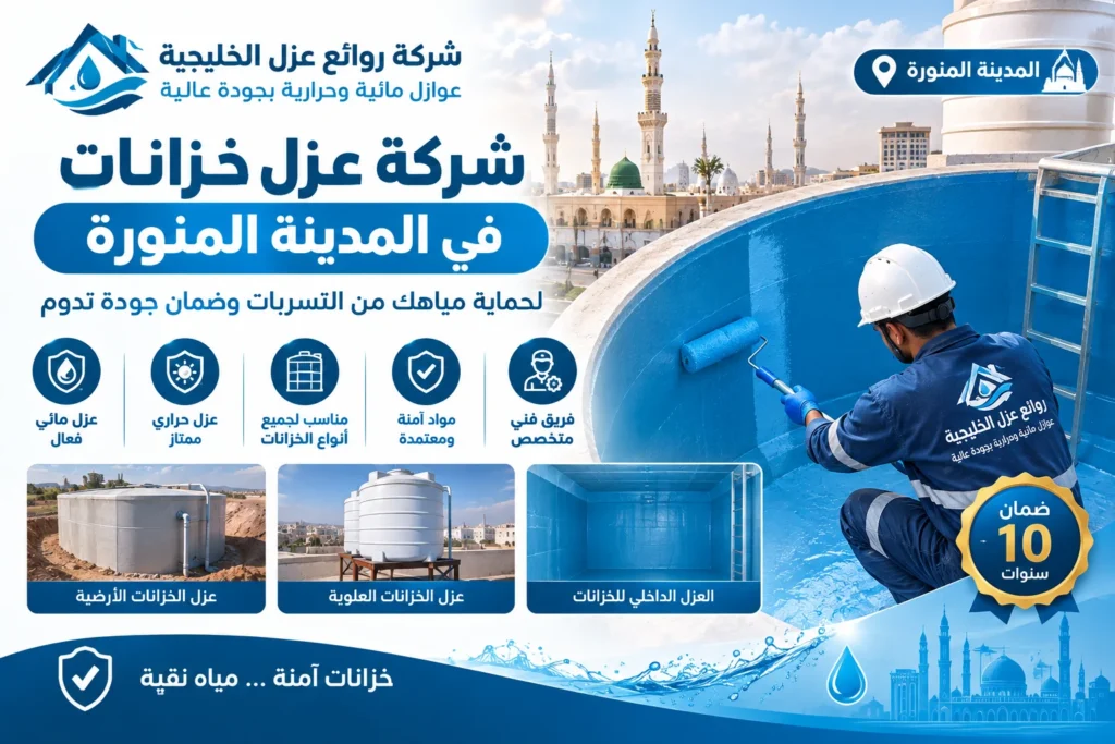 شركة عزل خزانات بالمدينة المنورة