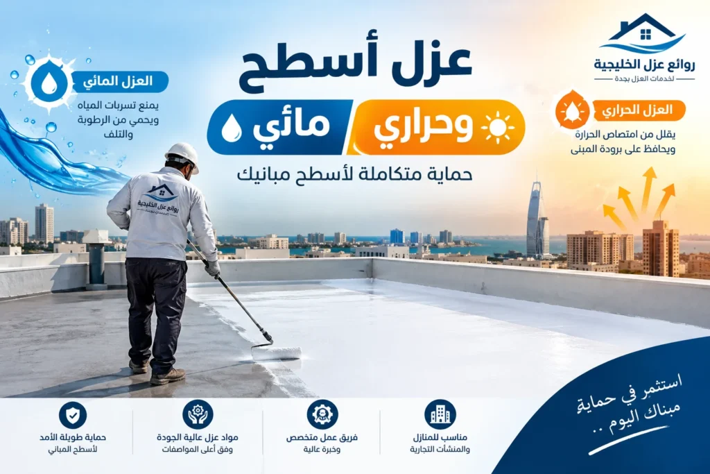 شركة عزل أسطح بجدة مائي وحراري