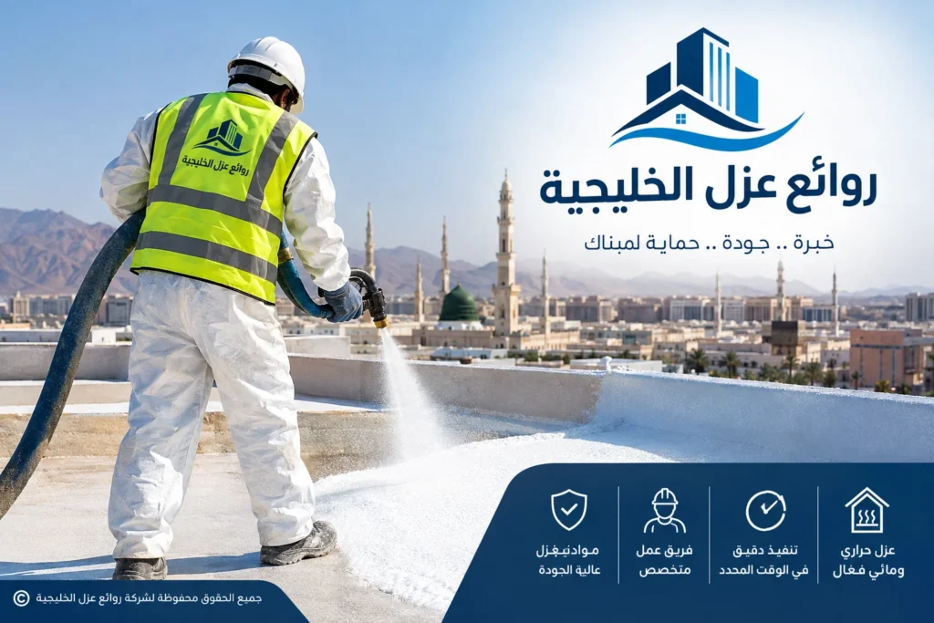 شركة عزل فوم بالمدينة المنورة| دليل اختيار وتنفيذ عزل الفوم شركة عزل فوم بالمدينة المنورة